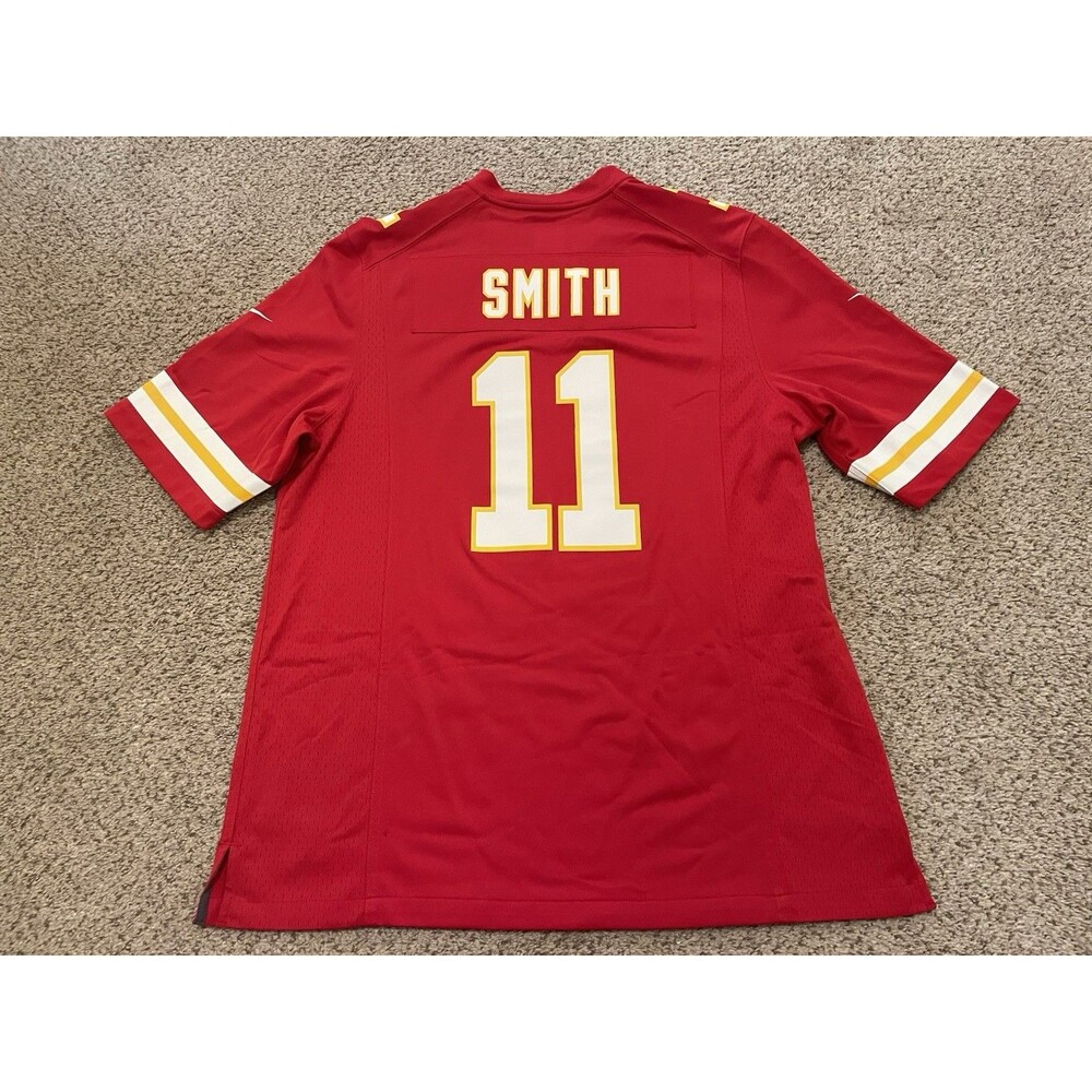 Nike On Field Elite Alex Smith Kansas City Chiefs NFL Jersey Size Men's Large - Picture 2 of 5